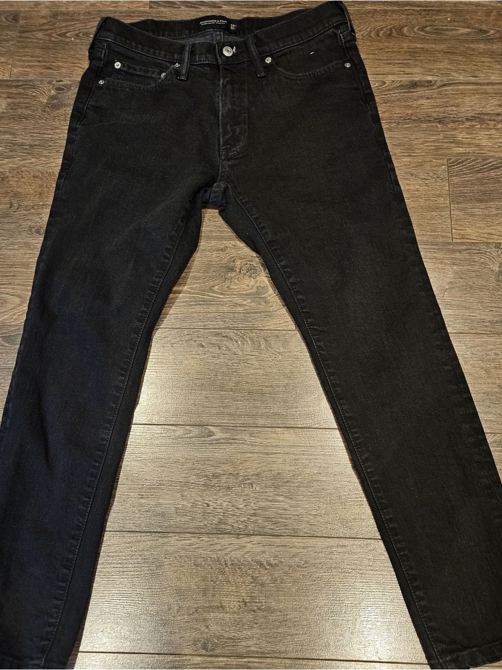 Abercrombie & Fitch Men’s Super Skinny Stretch Jeans 32x32 – Black